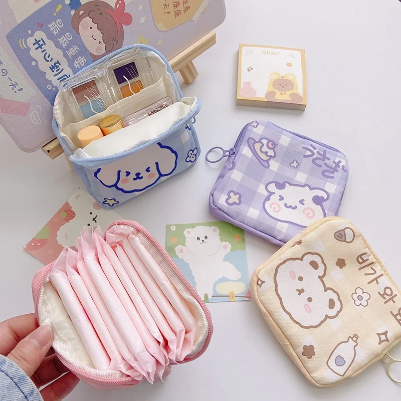 Tech Accessories Kit - 한국어 귀여운 곰 대용량 위생 냅킨