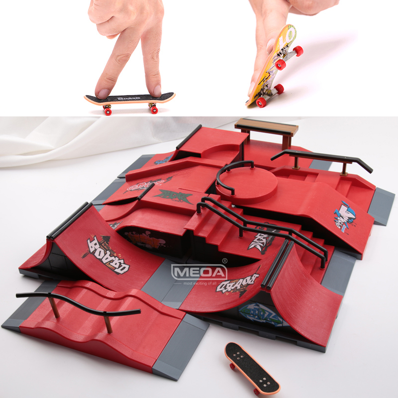 Tech Deck Accessories - 10 In 1 핑거 스케이트 보드
