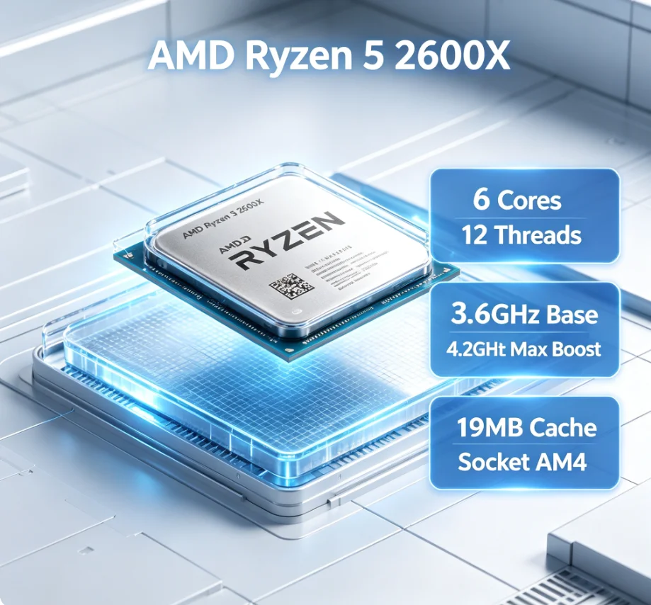 Amd Cpu Ryzen 5 - R5 2600X 36GHz 6코어 12스레드 95W