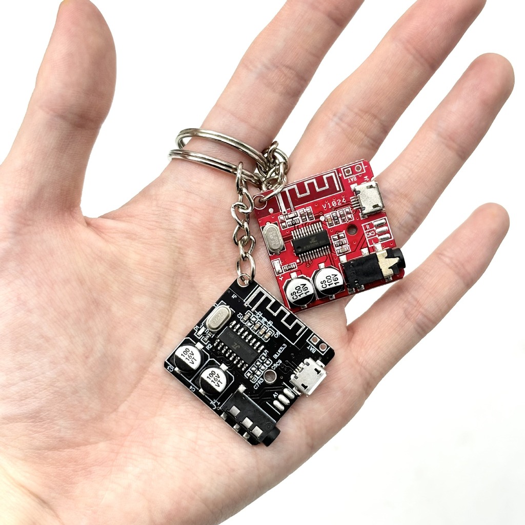 Tech Accessories Key - 사이버펑크 스타일 회로 기판 열쇠고리 레트로