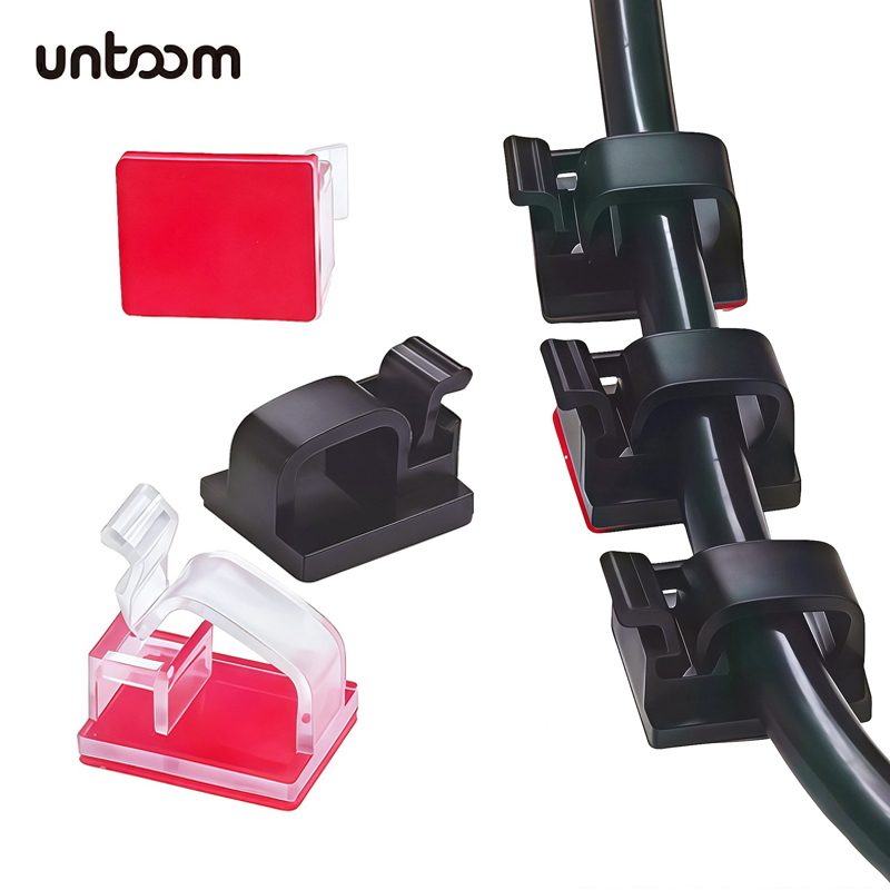 Desk Cable Clip - 20개 접착식 케이블 와이어 클립, 케이블