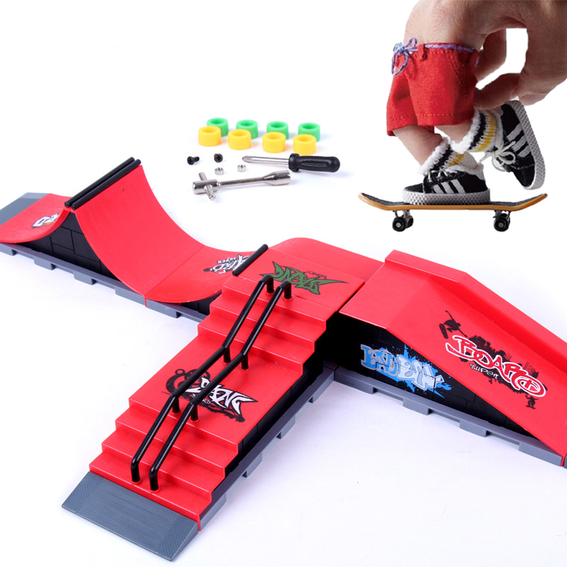 Tech Deck Accessories - 손가락 스케이트 보드 스케이트 세트 장난감