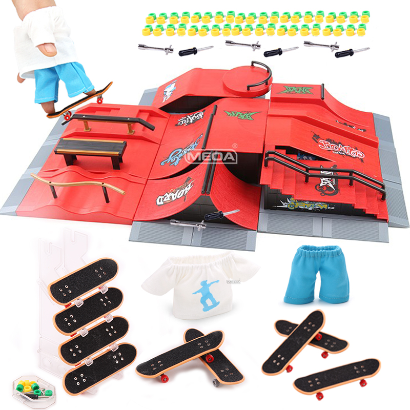 Tech Deck Accessories - 핑거 스케이트파크 전문 기술 연습 데크