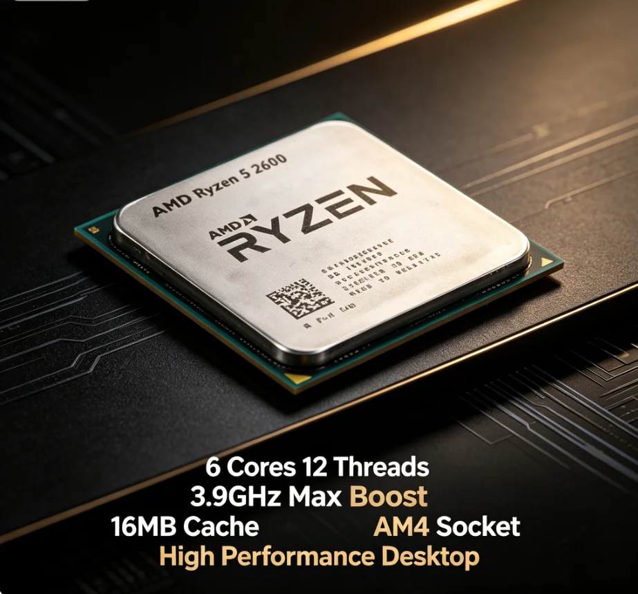 AMD 라이젠 5 2600 R5 2600 데스크탑 게이 - Amd Cpu Ryzen 5 리뷰 및 가격