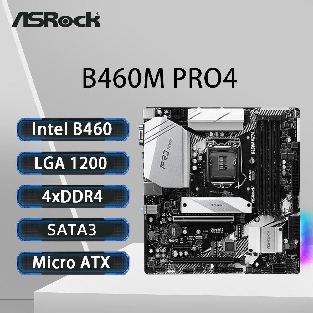 ASRock B460M PRO4 마더보드 LGA 120 - Intel Cpu Core I5 리뷰 및 가격
