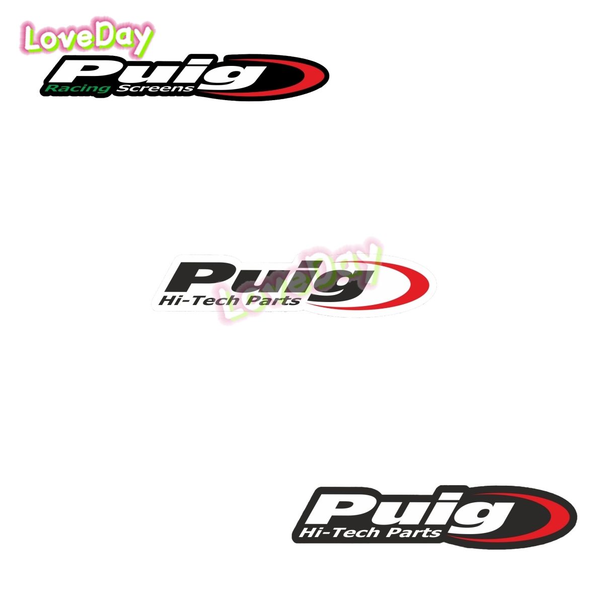 Puig Racing 하이테크 스티커 NG BL Vin - Tech Accessories Words 리뷰 및 가격