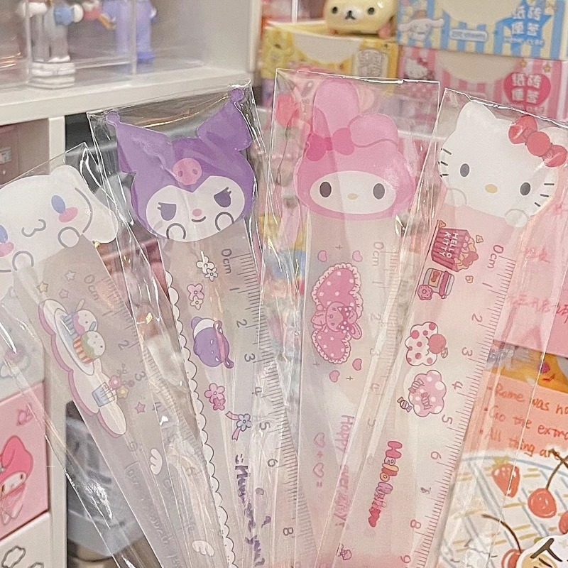 시나모롤 자 귀여운 산리오 직선형 측정 도구 정밀 눈금 - Tech Accessories For Office 리뷰 및 가격