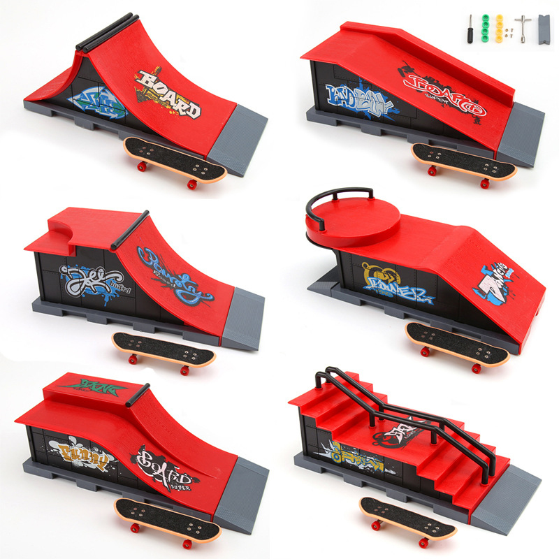 6-In-1 핑거 스케이트 보드 DIY 스케이트 공원  - Tech Deck Accessories 리뷰 및 가격