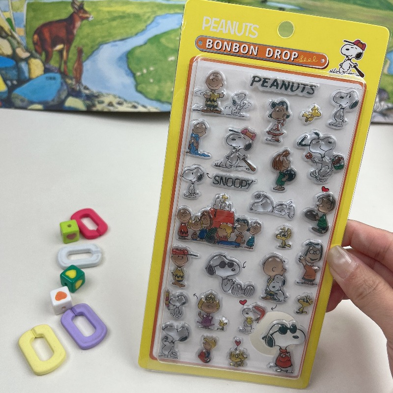 8Pcs 귀여운 스누피 만화 3D 릴리프 만화 애니메이 - Tech Accessories For Office 리뷰 및 가격