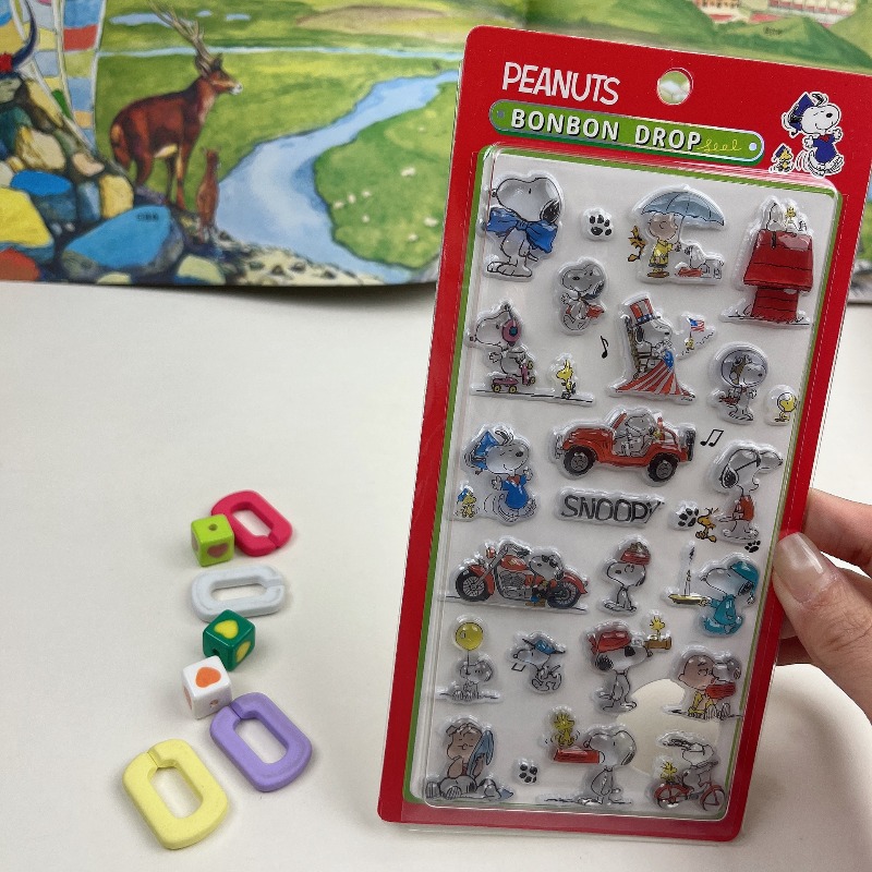 8Pcs 귀여운 스누피 만화 3D 릴리프 만화 애니메이 - Tech Accessories For Office 리뷰 및 가격