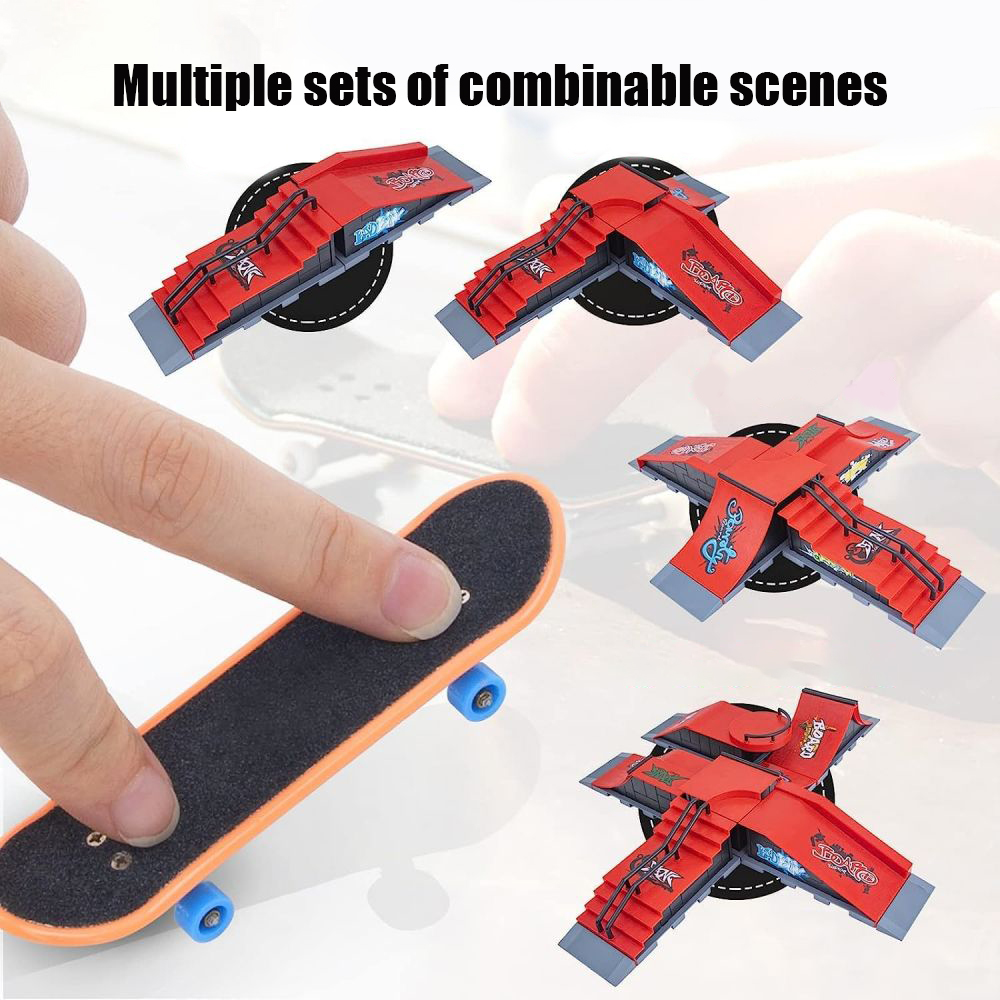 6-In-1 핑거 스케이트 보드 DIY 스케이트 공원  - Tech Deck Accessories 리뷰 및 가격