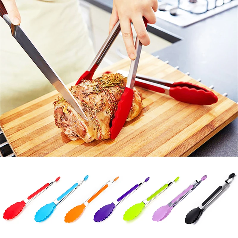 음식 통 스테인레스 스틸 주방 집게 실리콘 나일론 미끄 - Hi Tech Kitchen Accessories 리뷰 및 가격