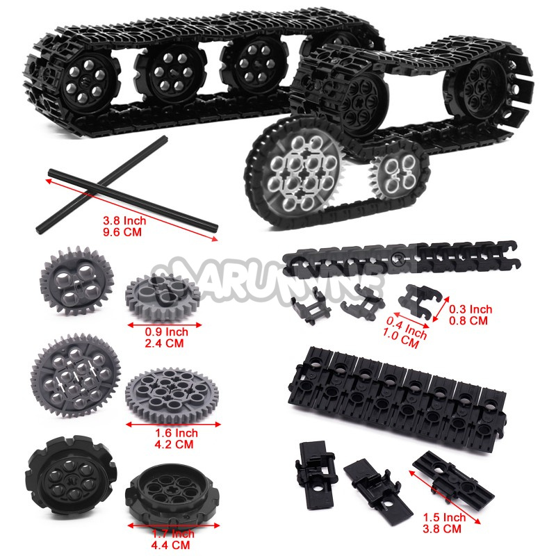 기술 빌딩 블록 트랙 시트 세트 하이테크 벽돌 부품 체 - Tech Accessories Kit 리뷰 및 가격