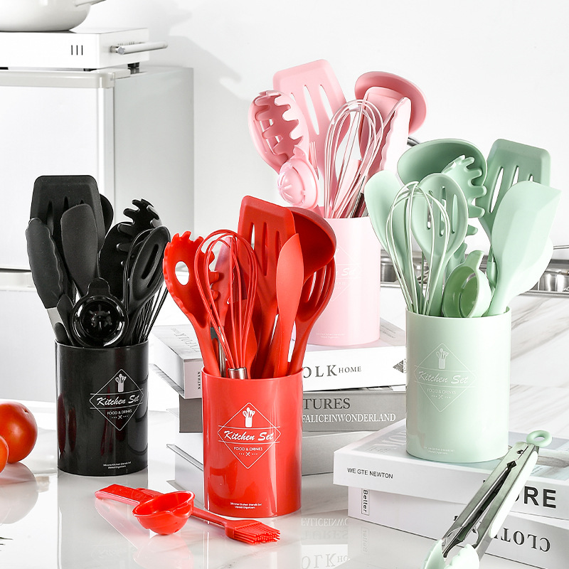 실리콘 요리 도구, 붙지 않는 요리 도구, 범용 내열  - Hi Tech Kitchen Accessories 리뷰 및 가격