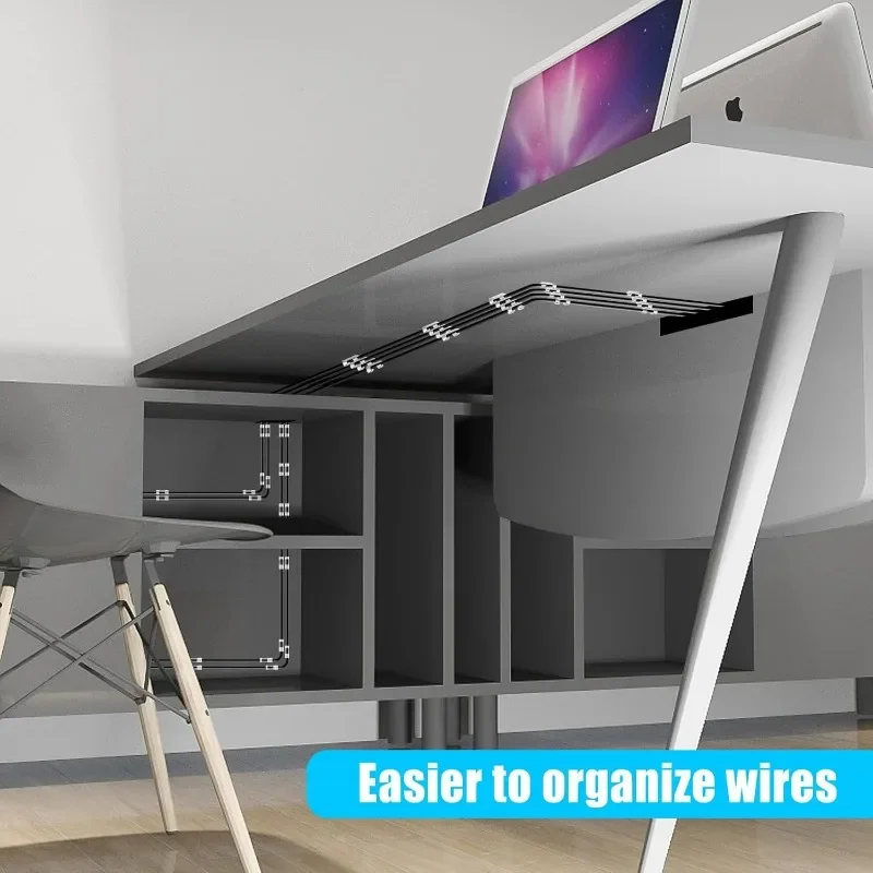 와이어 홀더 벽걸이 케이블 클립 자가 접착식 코드 정리 - Desk Cable Clip 리뷰 및 가격