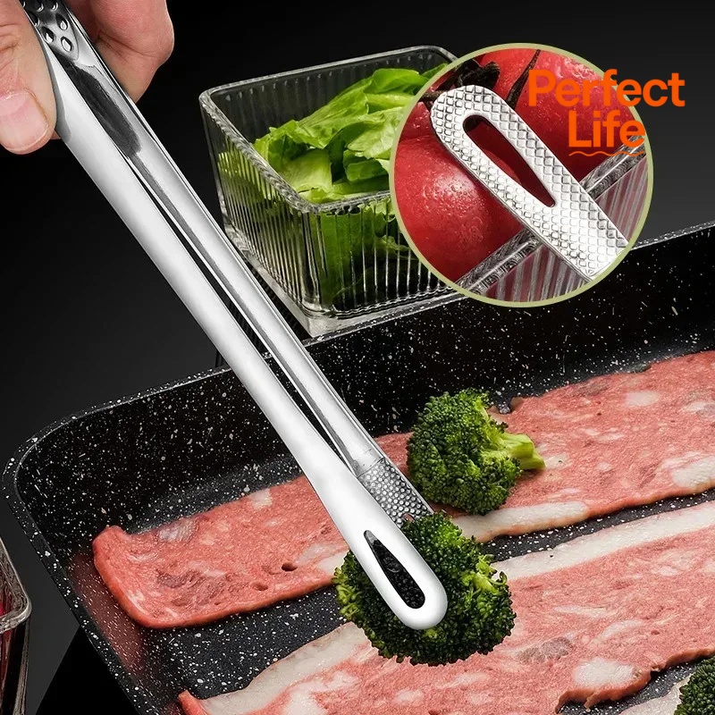 1/2개 스테인리스 스틸 BBQ 그릴 집게 고기 요리용 - Hi Tech Kitchen Accessories 리뷰 및 가격