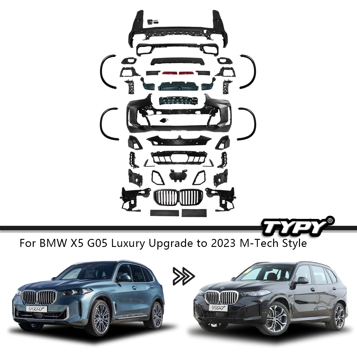 고품질 바디 키트 BMW X5 G05 2023년형 G0 - Tech Accessories Kit 리뷰 및 가격