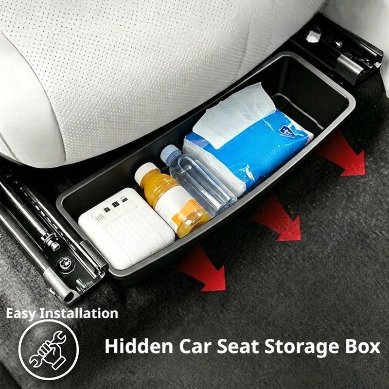시트 아래 수납함 범용 자동차 시트 바닥 정리함 탈부착 - Tech Accessories For Car 리뷰 및 가격