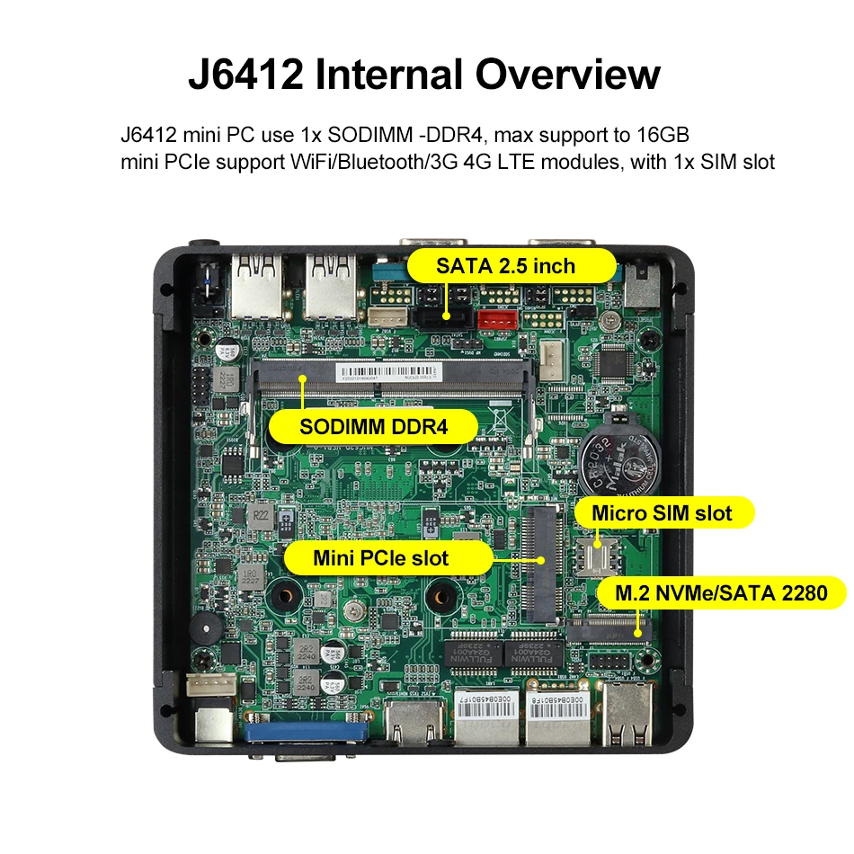 XCY 미니 PC 인텔 셀러론 J6412 쿼드 코어 2 - Intel Cpu Core I5 리뷰 및 가격
