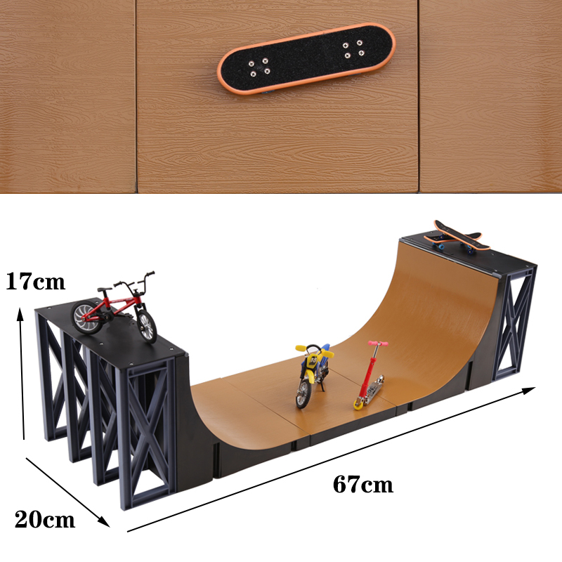 대형 핑거 스케이트보드 장면 DIY 스턴트 오토바이 자 - Tech Deck Accessories 리뷰 및 가격