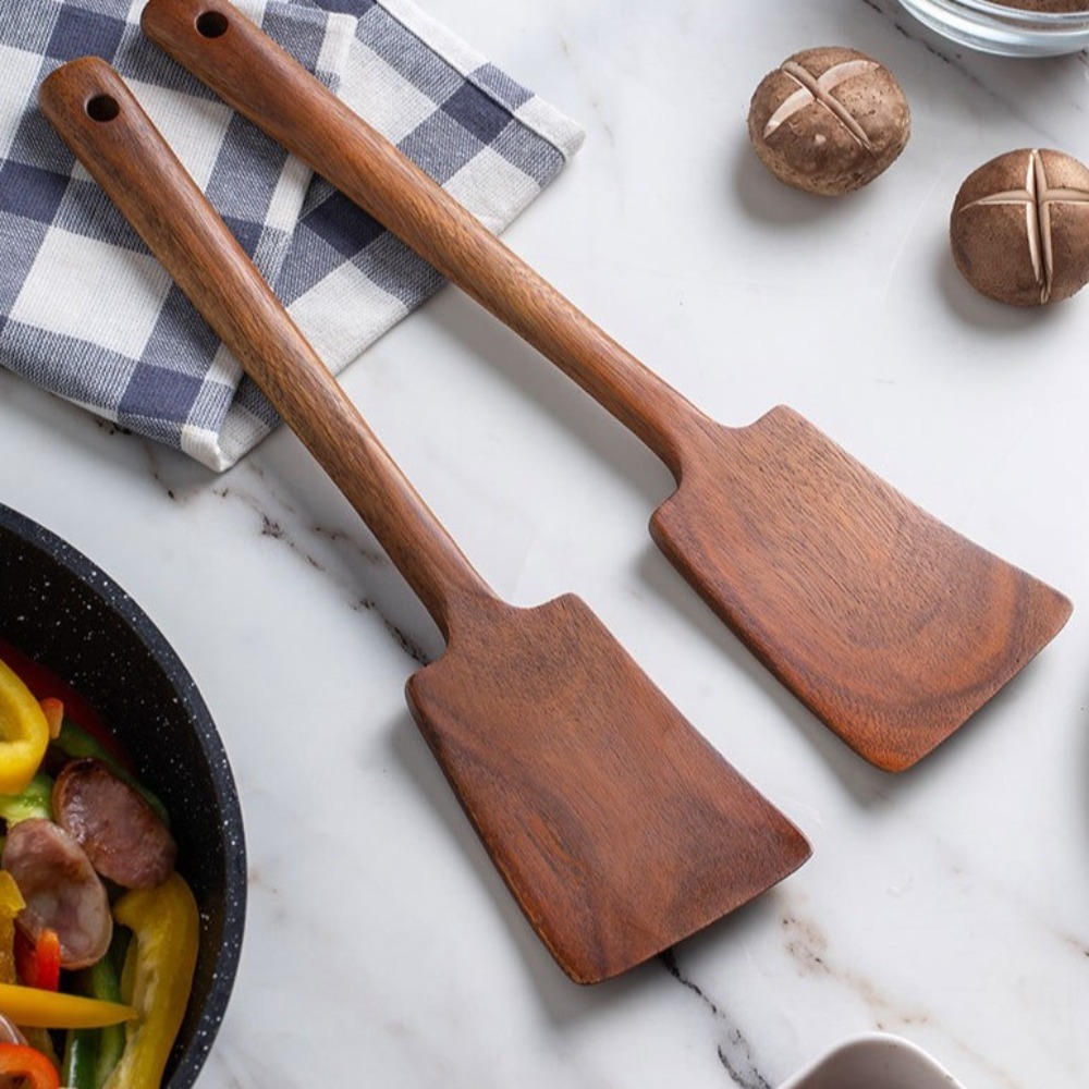 34cm 원목 조리용 뒤집개, 긴 손잡이 삽, 논스틱  - Hi Tech Kitchen Accessories 리뷰 및 가격