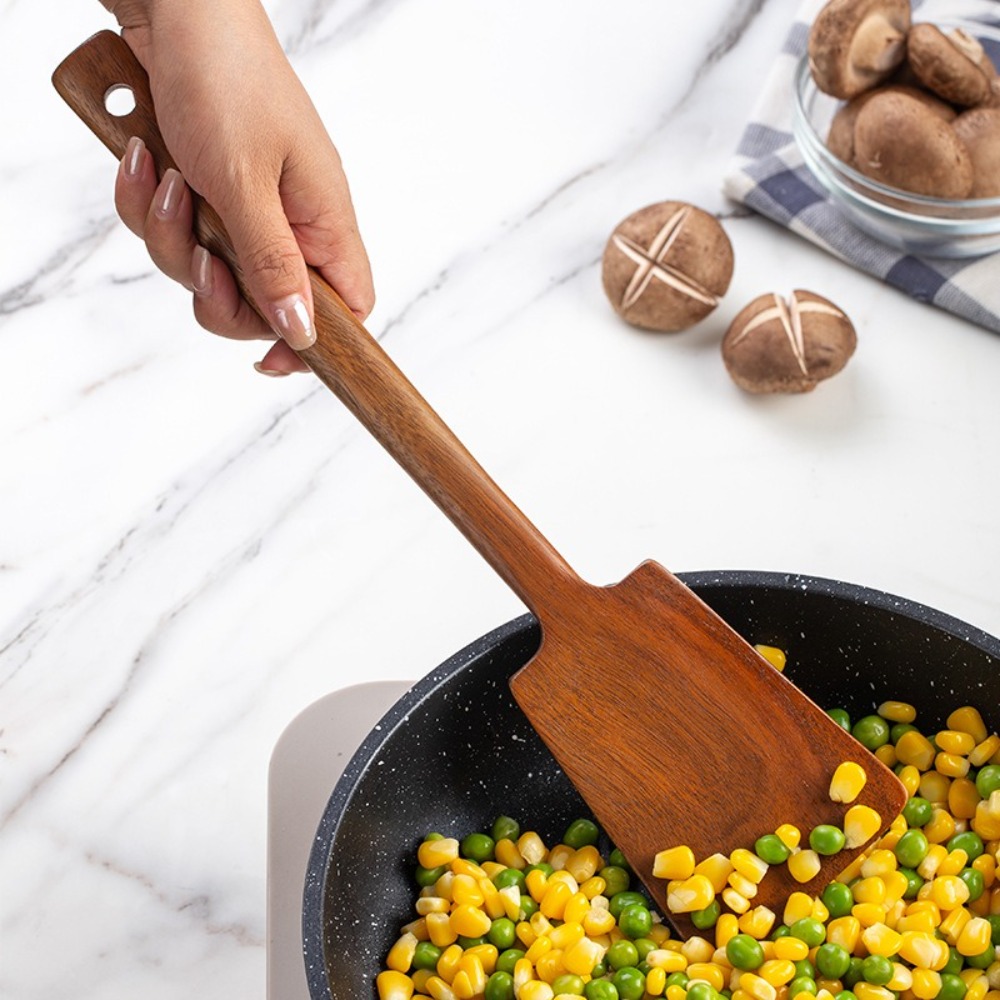 34cm 원목 조리용 뒤집개, 긴 손잡이 삽, 논스틱  - Hi Tech Kitchen Accessories 리뷰 및 가격