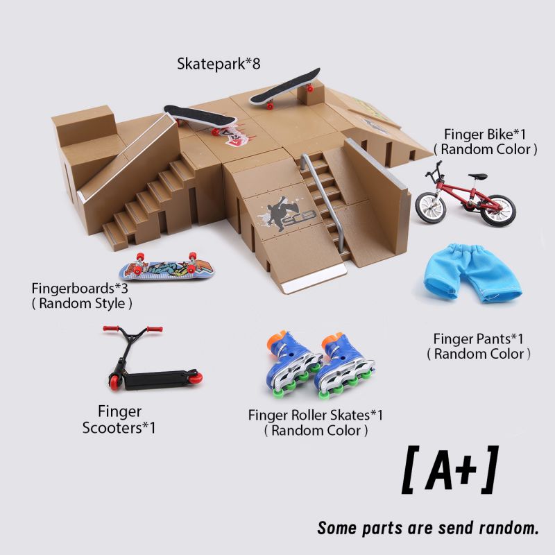 기술 연습 데크 핑거 스케이트 파크 키트 DIY 스케이 - Tech Deck Accessories 리뷰 및 가격