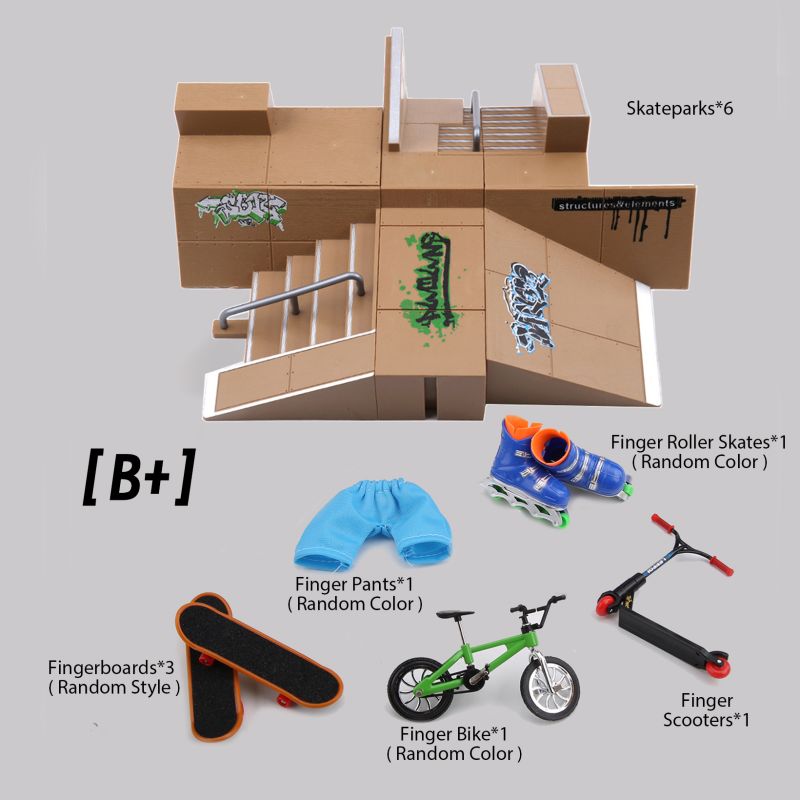 기술 연습 데크 핑거 스케이트 파크 키트 DIY 스케이 - Tech Deck Accessories 리뷰 및 가격