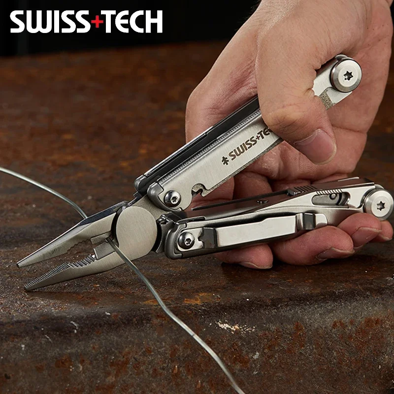 SWISS TECH 18 in 1 멀티툴 펜치 접이식  - Tech Accessories Kit 리뷰 및 가격